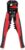 3 in 1 Automatic Wire Stripper Crimper, Self-Adjusting Wire Cutter & Cable Stripper, Crimping Tool Plier Cutter for Home and Car Electrics Wiring 10-24 AWG (0.2-6.0mm²), Red