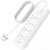 Belkin 8-Outlet Surge Protector Power Strip, Wall-Mountable with 8 AC Outlets, 2M Power Cord, & Green Indicator Light – 2 USB-C Ports w/USB-C PD Fast Charging – 900 Joules of Protection