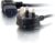 C2G 88520 2 Metre 17 AWG 90 Degree Power Cable (IEC320C13R to BS1363) Right Angle Kettle lead, Black