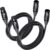 Cable Matters 2-Pack Premium XLR to XLR Cables – 6ft, Male to Female Microphone Cable, Oxygen-Free Copper (OFC) Mic Cord, Black