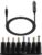 DC 12V 5A Car Charger Power Cord to Cigarette Lighter with 8 Connectors Universal 5.5×2.1mm Power Supply Adapter Extension Cable 1.5M LED Indicator Built-in Fuse for DVD CD Player Cameras GPS