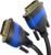 Dual Link DVI cable – with ferrite core for interference-free signal transmission – 0.5m (digital DVI-D/24+1 monitor cable, up to 2560×1600 at 60Hz or Full HD/1080p) by CableDirect