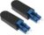 EMSea 2Pcs SM Single Mode 9/125 Loopback Adapter Test Plug for LC/UPC Fiber Optic Connection Transmission Cable Adapter for Testing Applications