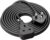 Heavy Duty Extension Lead Outdoor Extension Cord 5m Long Power Strip Black Cable Single Plug Socket 13 Amp For Garden