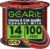 GearIT Speaker Wire Audio Cable CCA 2×2.5mm≤ (30.48 Meters – Black) Copper Clad Aluminum – Great for Hi-Fi Home Theater and Car Speakers – 14 Gauge AWG, 100 Feet