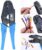 Hilitchi Professional Insulated Wire Terminals Connectors Ratcheting Crimper Tool for 22-10AWG by Hilitchi