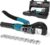 Hydraulic Crimping Tool Hydraulic Cable Lug Crimper with 9 Pairs of Dies 4-70 mm²