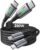 INIU USB C to USB C Cable, 240W Fast Charging Type C Charger Cord, Braided USBC Cable for iPhone 17, Samsung S25, Laptop, MacBook, Switch, Photographers, Outdoor, Travel, [6.6ft+6.6ft Black]