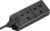 Masterplug Two Socket Double Extension Lead, 4 Metre Cable, Unswitched, Heavy Duty, Rewireable, 2-Way Plug Extension Cable, Work Power, Permaplug, Black, 13A, 2G, 4m, EXS1324B