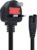 Mcbazel 1.8 meter UK Power Cable (IEC320C13 to BS 1363) Kettle Lead/Power Cord Compatible with PS5/PS4/PS3