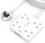Mscien 5M 4 Gang Extension Lead with 4 USB Slots (1 Type-C and 3 USB-A), MSCIEN, Extension Cords with LED Indicator Switch, Wall Mounted Power Strip, Long Extension Cable for Home Office Dorm, White