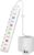 Mscien Long Extension Lead 10M with Switches, 5 Way Overload Protected Extension Cable, UK Power Strip Wall Mountable with 10 Metre Extension Cord, 5 Gang Multi Plug Extension Sockets