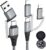 Multi Universal Charging Cable – USB C to Lightning/Micro USB/Type C, 60W PD 3.0 3A Fast Charging for iPhone, Laptop, Tablet, Samsung Galaxy, Huawei