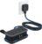 NTONPOWER Travel Extension Lead, Cruise Essentials Extension Lead with USB Slots, 1.2M Extension Cord with 2 Way Outlets 3 USB（1 Type C) for Cruise Travel Essential Hotel Home Office Camping