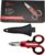 Optic Fiber Cable Cutter Scissors – Precision Kevlar Shears, Stainless Steel Electrical Scissors for Optical Fiber Cutting with Protective Sleeve