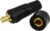 RIVERWELD TIG Welding Cable Panel Connector Plug & Socket Set DKJ35-50 & DKZ35-50 315Amp with Black Colour Dinse-Style Quick Fitting 2pcs