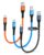 Silicone Short USB C Cable, 3A Type-C Charger Cable Fast Charging USB 2.0 Transfer Compatible with iPhone 17/16/15 Samsung Galaxy S23/S22 Google Pixel iPad for Power Bank/Android Auto/Travel
