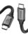Silkland USB 4 for Thunderbolt 4 Cable 4FT, 40Gbps Data Sync, 8K/6K@60Hz, 240W Charging, [USB-IF Certified] USB C to USB C Thunderbolt Cable, Compatible for MacBook, iPhone 17/16, SSD, Docking,Monitor