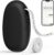 SUPVAN E10 Mini Bluetooth Label Maker Machine with Tape, Continuous Waterproof Label, Versatile App with 40+ Fonts and 600+ Icons, Inkless Labeler for Home, Kitchen, School, Office Organization, Black