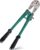 Swpeet 1Pcs 14 Inch Heavy Duty Bolt Cutter Pliers, Wire Breaking Plier with Rubber Black-Green Ergonomic Nonslip Handles, Lock Cutter for Cutting Chain Lock, Cable and Wire Mesh