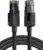 UGREEN Ethernet Cable 1M, High-Speed Gigabit Cat 6 Network Cable, POE 1000Mbps 250Mhz/s Braided Internet Cable RJ45 LAN Patch Cord Compatible with Router, Modem, Smart TV, PC & Laptop, PS5/PS4 Switch