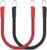 URAQT 30cm Car Battery Cable, 2Pcs 16mm² 5AWG Battery Cable Red and Black Inverter Cable, M10 Car Battery Jump Leads 12V Heavy Duty Copper Wire for Auto, Truck, Motorcycle, Solar, RV, Marine