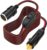 XMSJSIY Cigarette Lighter Extension Cord 14AWG 12V-24V Car Cigarette Lighter Male to Female Socket with ON/OFF Switch Heavy Duty Extension Lead Power Cable for RV Truck Tire Inflators – 3M / 9.84FT